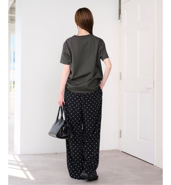 U by SPICK&SPAN「《予約》ロゴプリントハーフスリーブTシャツ」|Tシャツ・カットソー|