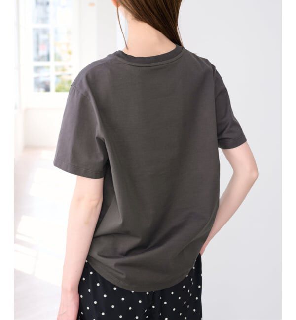 U by SPICK&SPAN「《予約》ロゴプリントハーフスリーブTシャツ」|Tシャツ・カットソー|