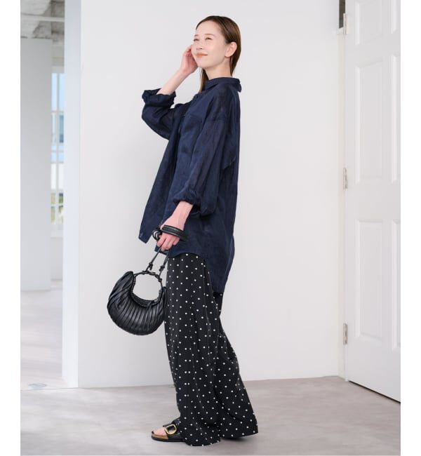 U by SPICK&SPAN「《予約》リネンオーバーシャツ」|シャツ・ブラウス|