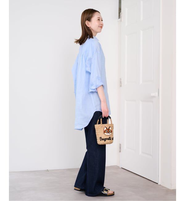 U by SPICK&SPAN「《予約》リネンオーバーシャツ」|シャツ・ブラウス|