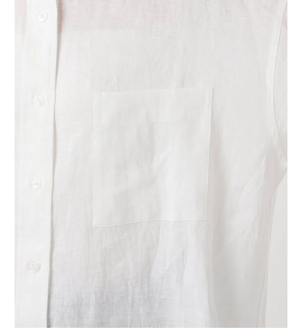 U by SPICK&SPAN「《予約》リネンオーバーシャツ」|シャツ・ブラウス|