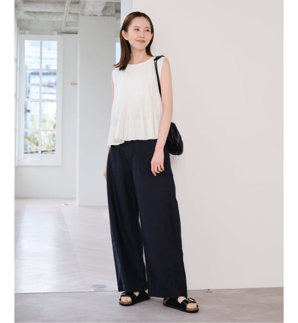 U by SPICK&SPAN「《予約》UBY SPICK&SPAN タックブラウス」|シャツ・ブラウス|