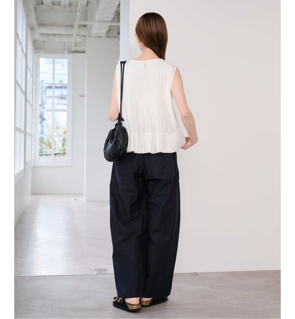 U by SPICK&SPAN「《予約》UBY SPICK&SPAN タックブラウス」|シャツ・ブラウス|