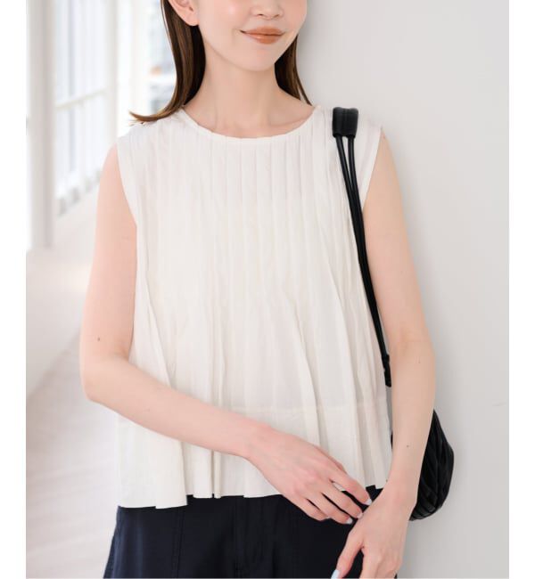 U by SPICK&SPAN「《予約》UBY SPICK&SPAN タックブラウス」|シャツ・ブラウス|