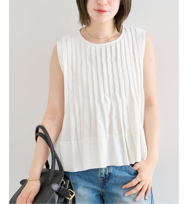 U by SPICK&SPAN「《予約》UBY SPICK&SPAN タックブラウス」|シャツ・ブラウス|