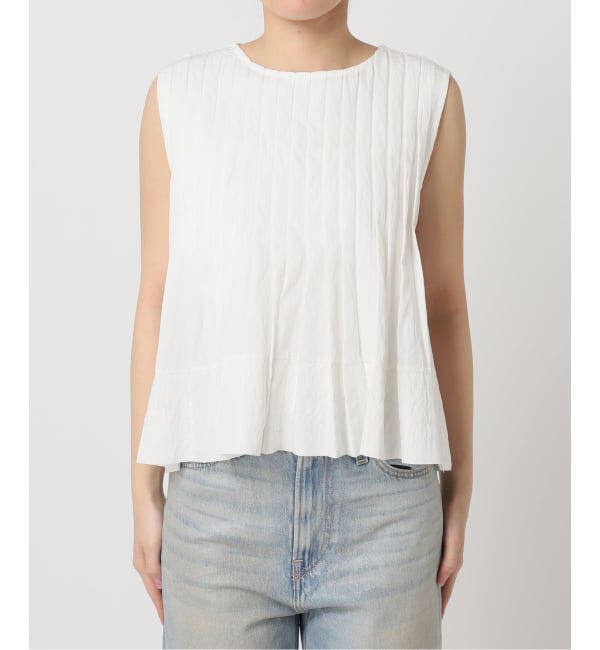 U by SPICK&SPAN「《予約》UBY SPICK&SPAN タックブラウス」|シャツ・ブラウス|