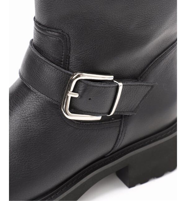  「《追加》レザーエンジニアブーツ」|ショートブーツ|