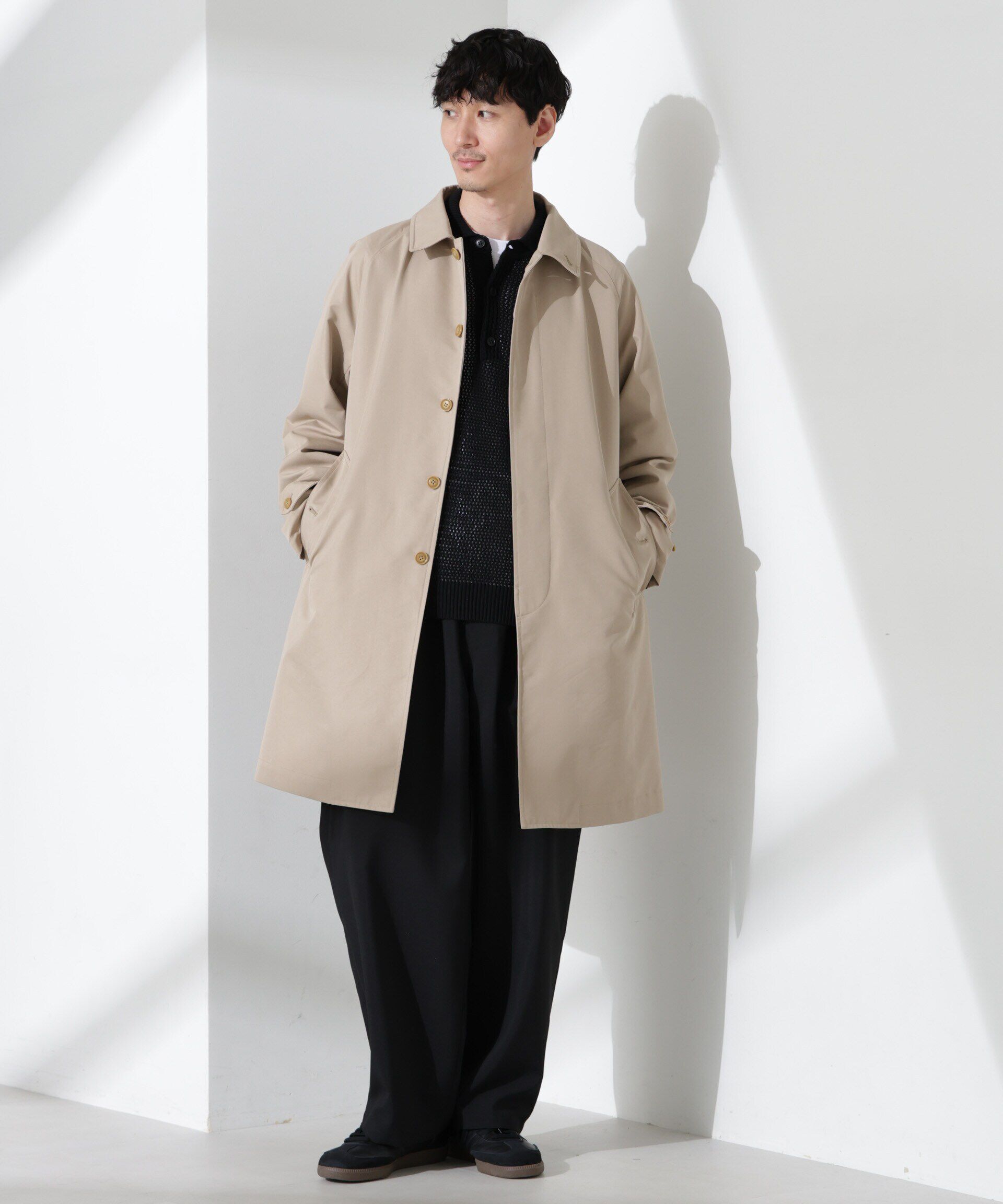 nano･universe「撥水ギャバラグランステンカラーコート」|その他|