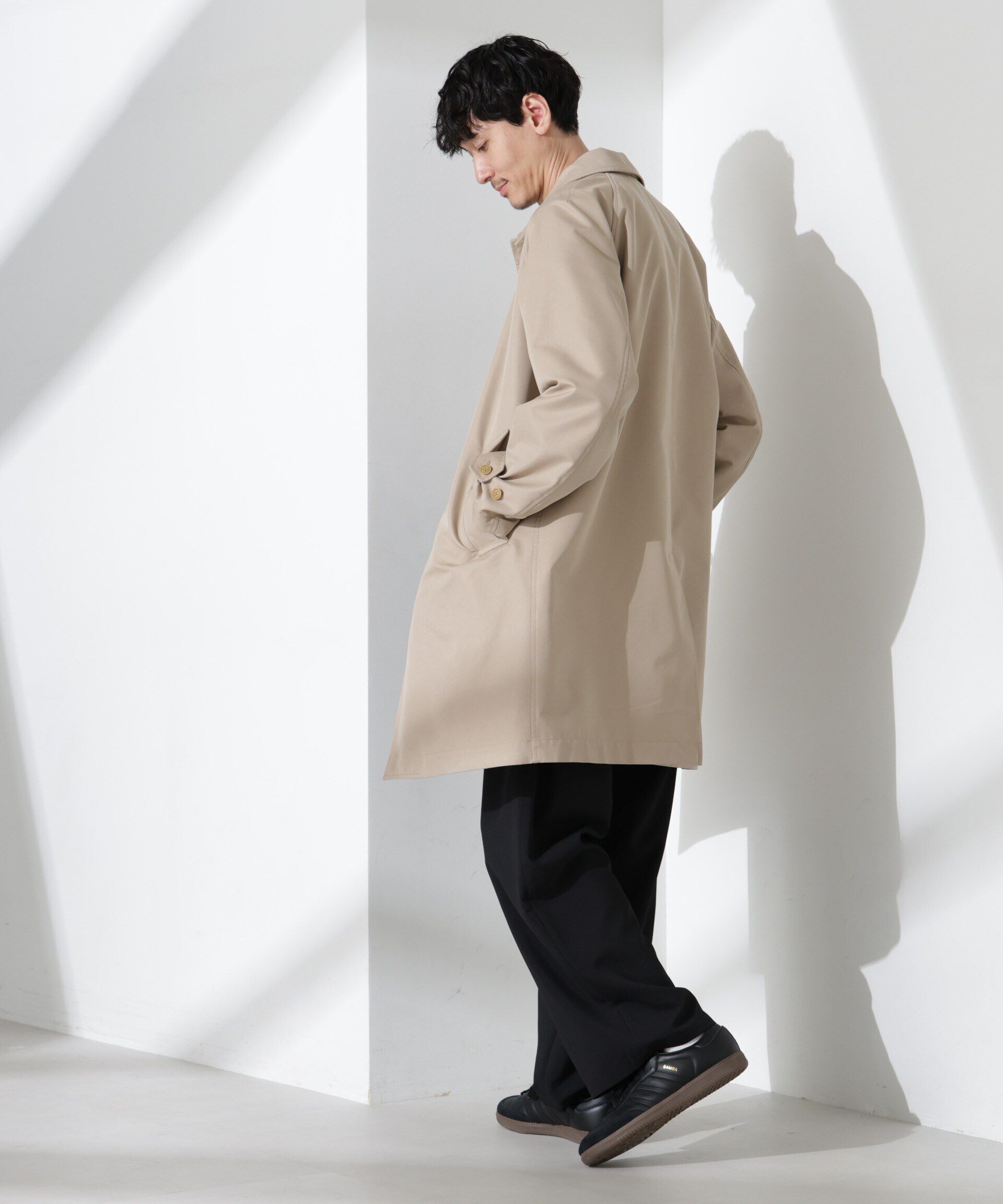 nano･universe「撥水ギャバラグランステンカラーコート」|その他|