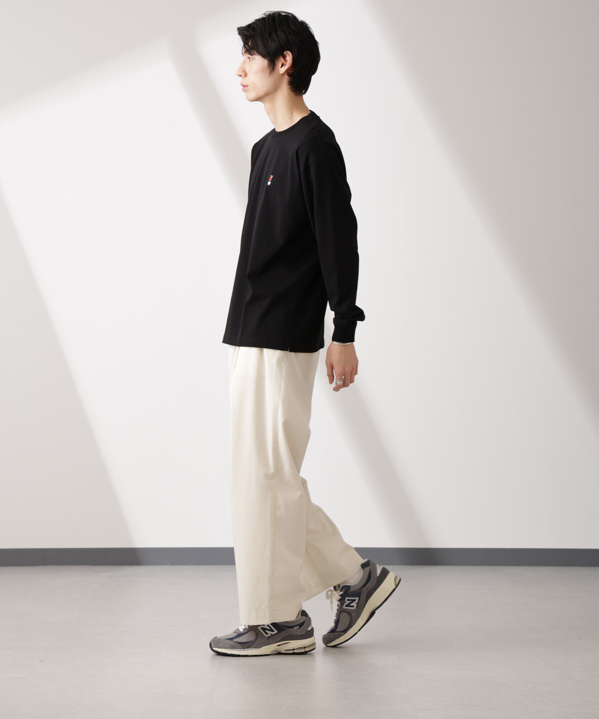 nano･universe「ナノベアTシャツ 長袖」|Tシャツ・カットソー|