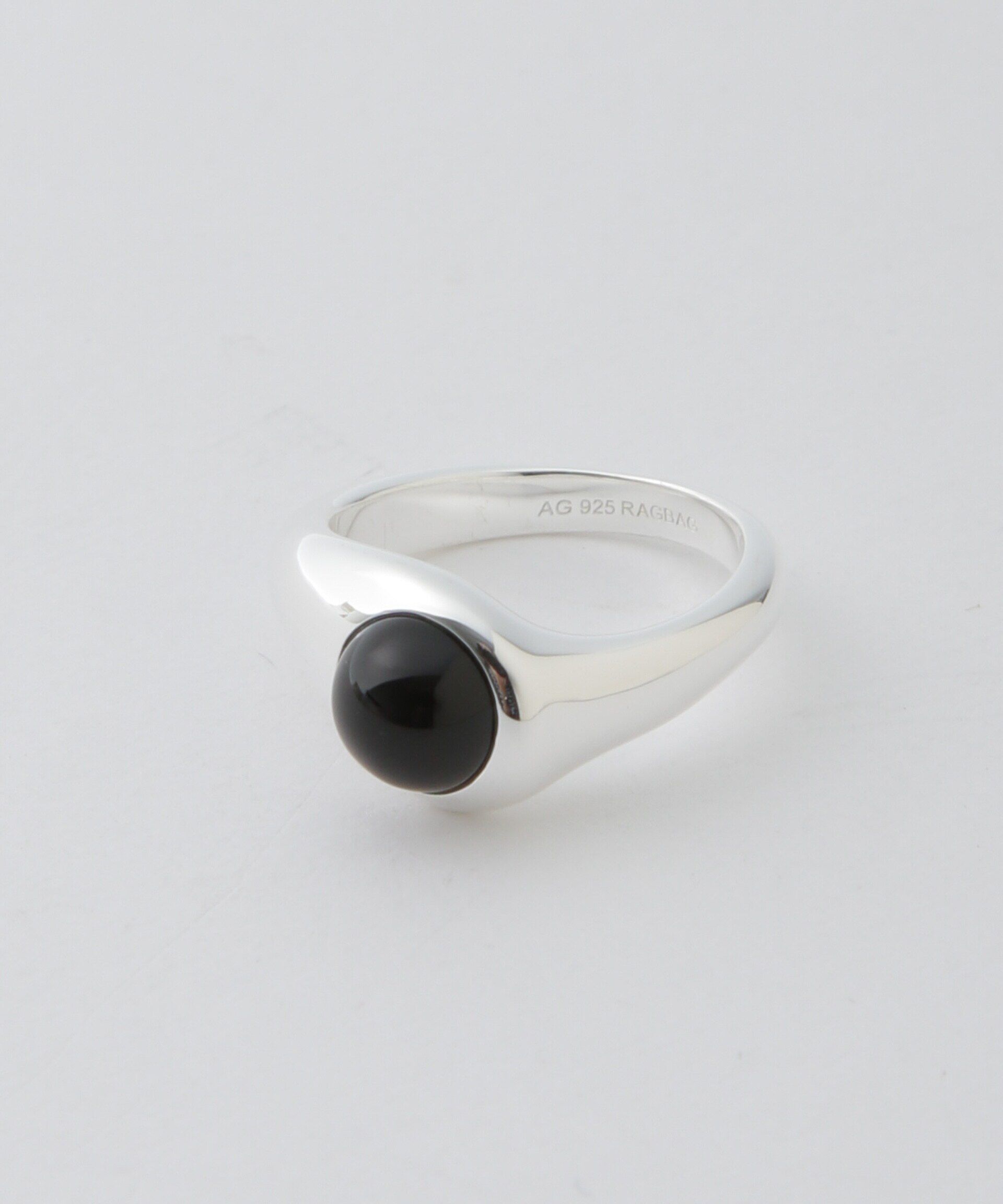 nano･universe「RAGBAG/Dualism Black Onyx Ring」|リング|