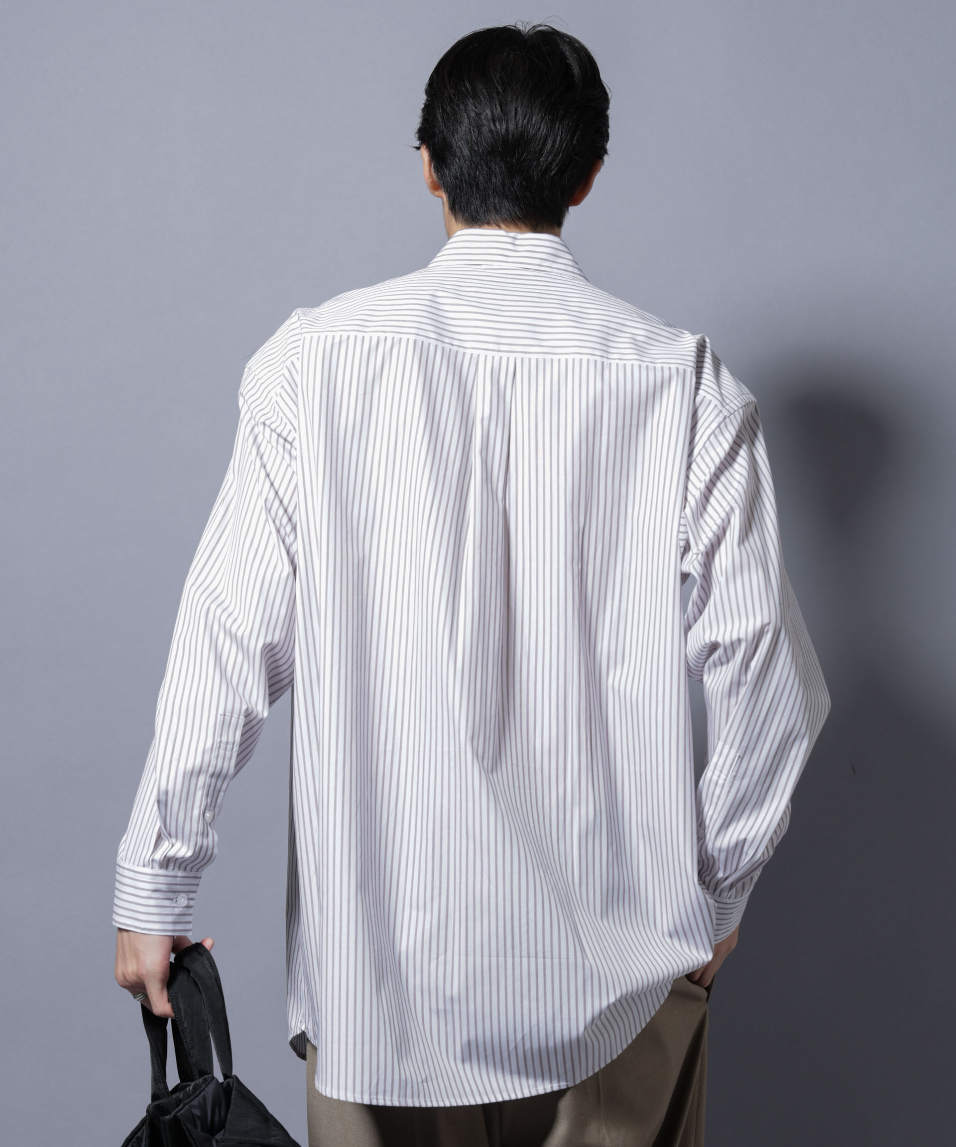 nano･universe「｢SIDOGRAS-VENICE｣ オルタネイトストライプシャツ」|シャツ・ブラウス|