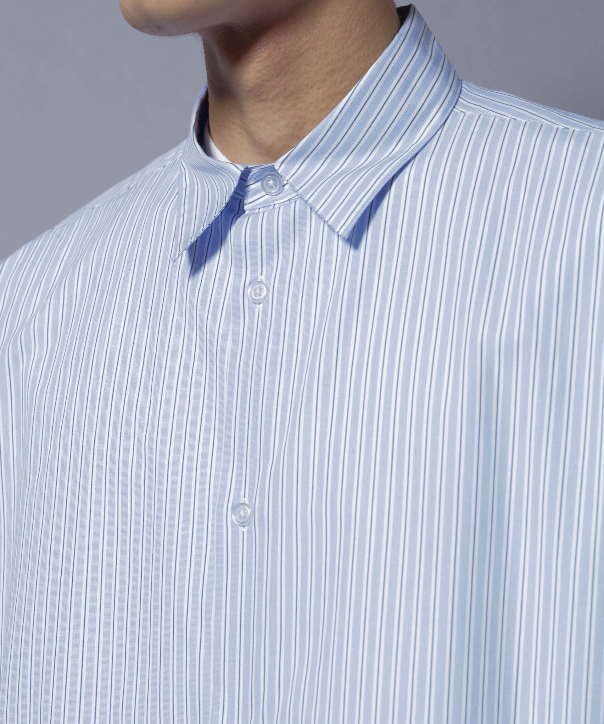 nano･universe「｢SIDOGRAS-VENICE｣ オルタネイトストライプシャツ」|シャツ・ブラウス|