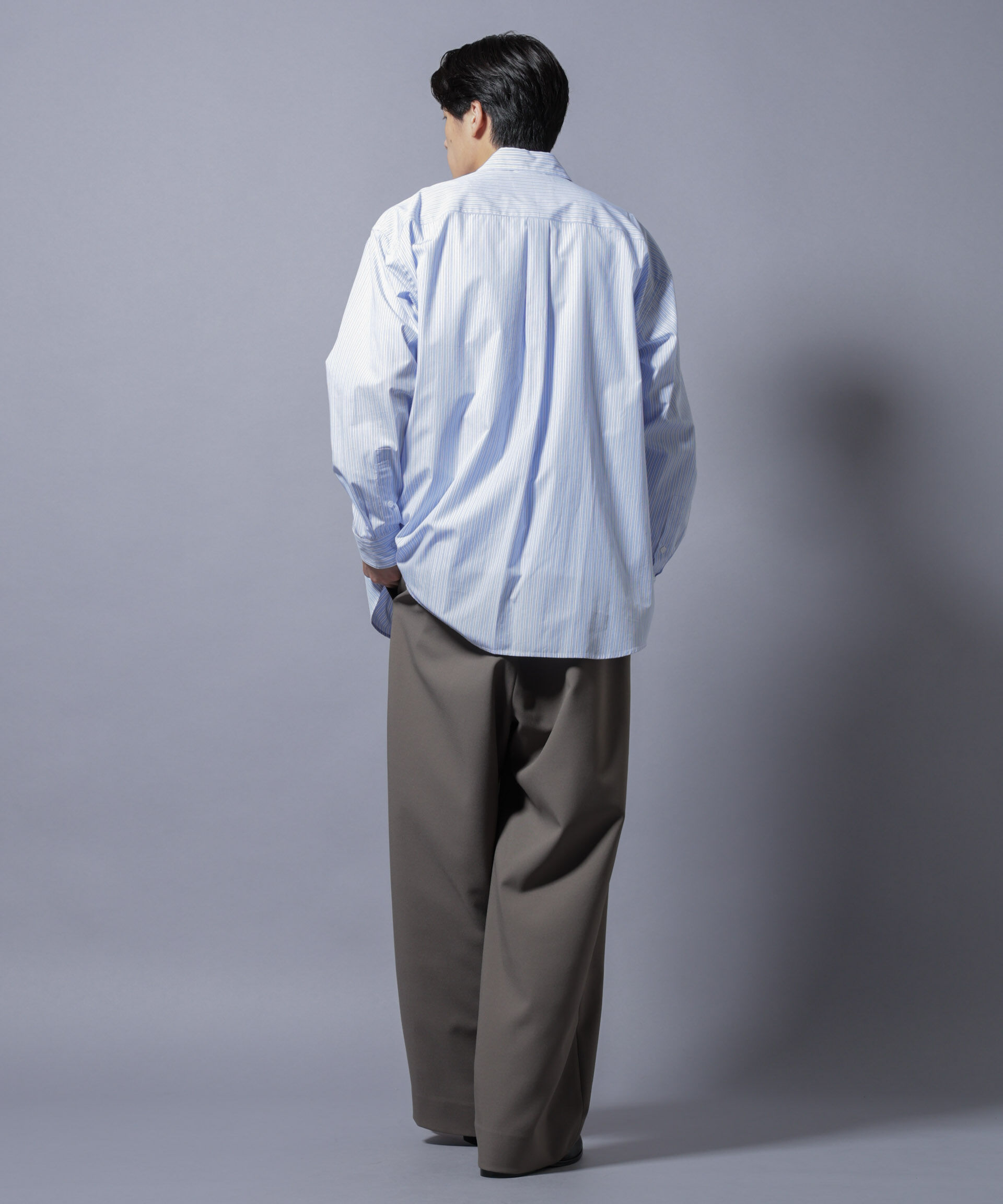 nano･universe「｢SIDOGRAS-VENICE｣ オルタネイトストライプシャツ」|シャツ・ブラウス|