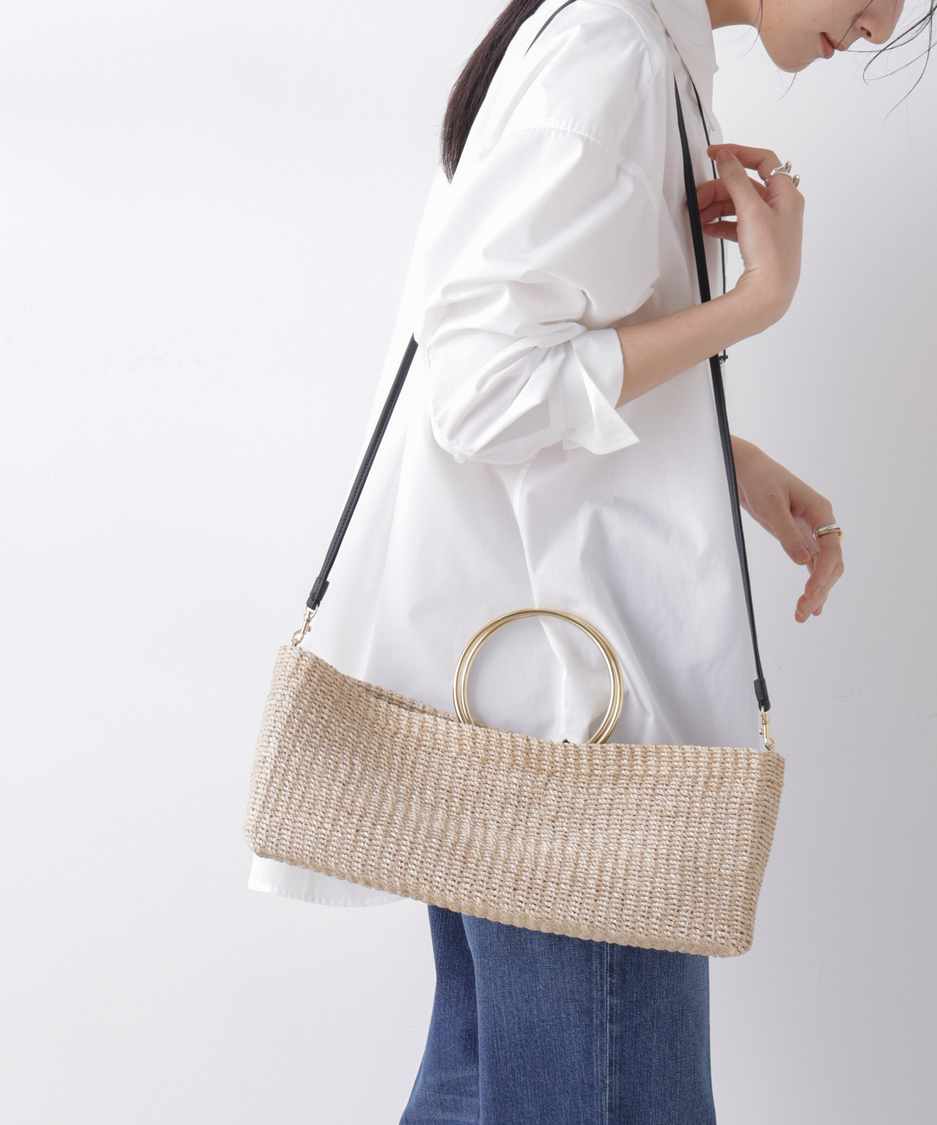 nano･universe「COTTO/別注 リングハンドルバッグ」|ショルダー・メッセンジャー|