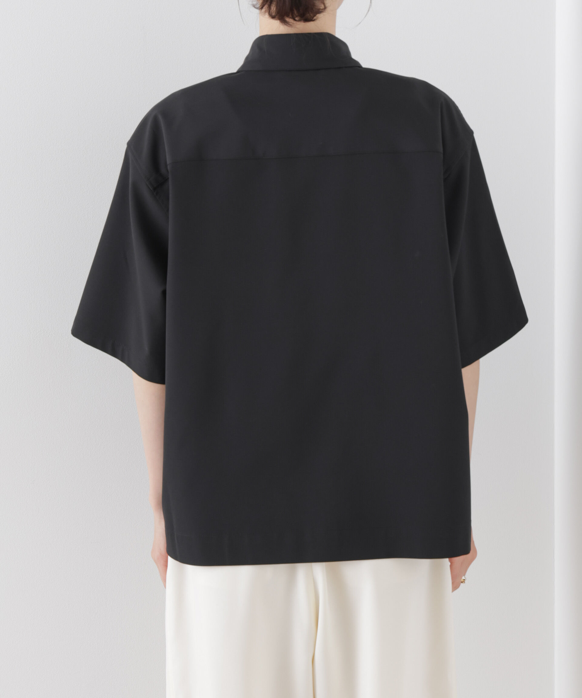 nano･universe「多機能2wayストレッチ ハーフスリーブシャツ(セットアップ可)」|シャツ・ブラウス|