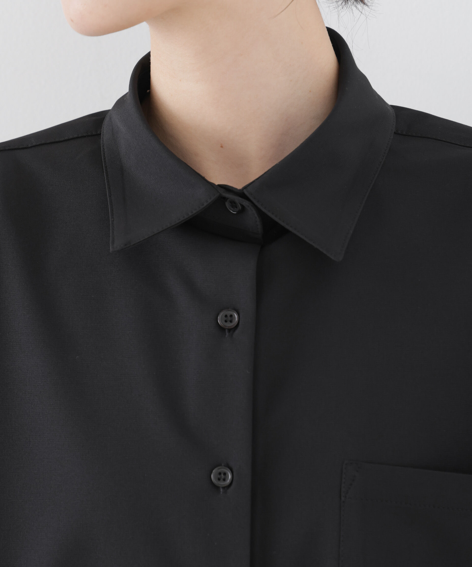 nano･universe「多機能2wayストレッチ ハーフスリーブシャツ(セットアップ可)」|シャツ・ブラウス|