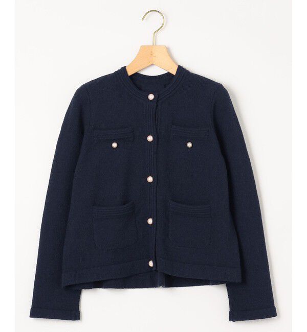 組曲「ミニブークレーツイードニットジャケット」|テーラードジャケット|