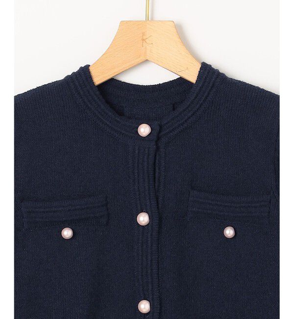 組曲「ミニブークレーツイードニットジャケット」|テーラードジャケット|