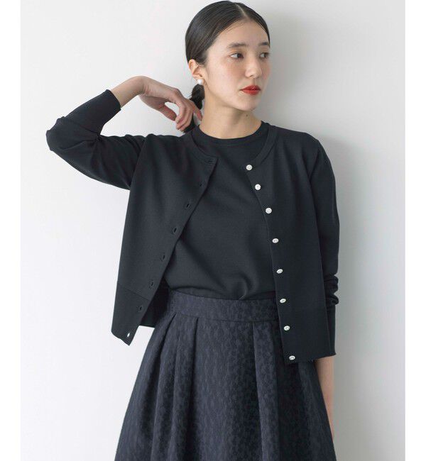 組曲「【UVケア・接触冷感】MINA ニットカーディガン」|カーディガン|