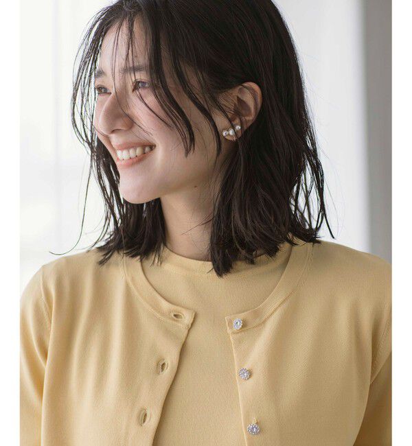 組曲「【UVケア・接触冷感】MINA ニットカーディガン」|カーディガン|