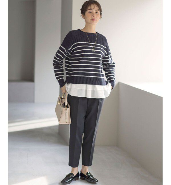 組曲「【ストレッチ・イージーケア】オシャクロス テーパードパンツ」|その他|