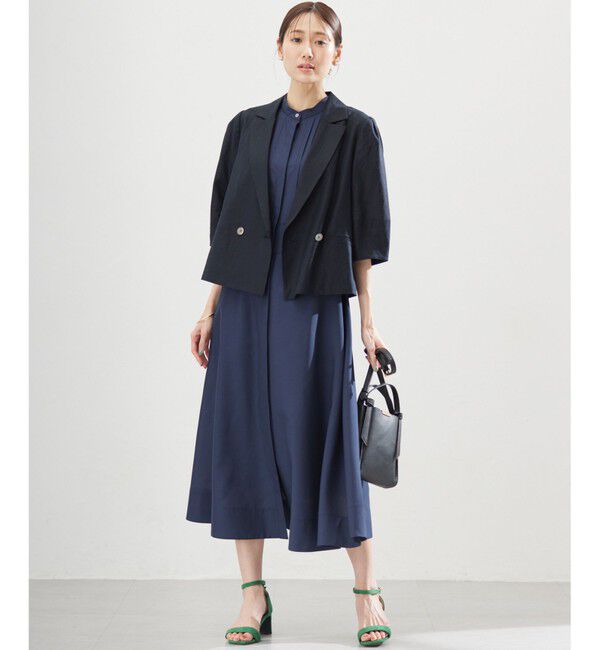 組曲「【洗える・ドライタッチ】シアーボイルフロントタック ワンピース」|ワンピース|