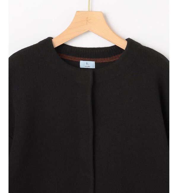 組曲「プレーティングニットアウター ジャケット」|ノーカラージャケット|