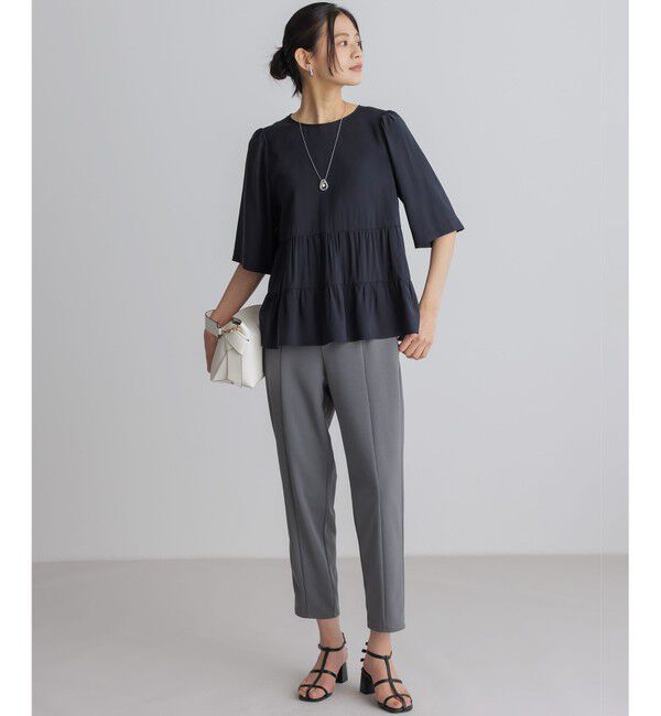 組曲「【WEB限定】ジョーゼットジャージーテーパード パンツ」|その他|