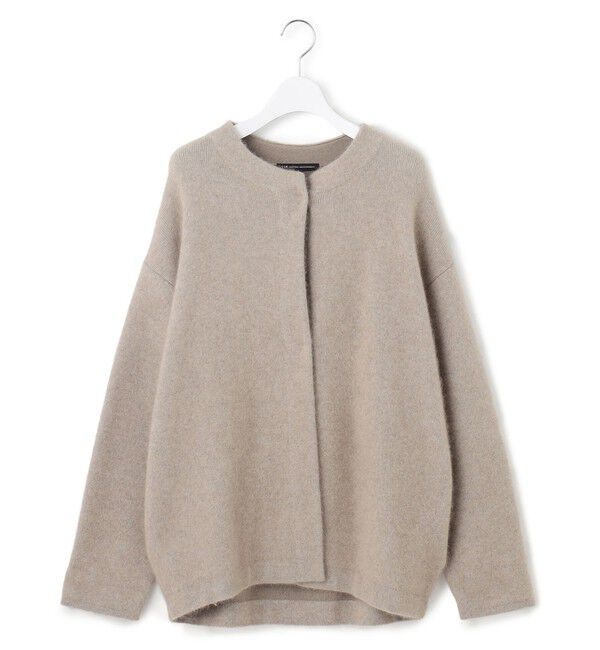 23区「【CLASSY.11月号掲載/洗える】ラクーンブレンドダブルフェイス ニットカーディガン」|カーディガン|