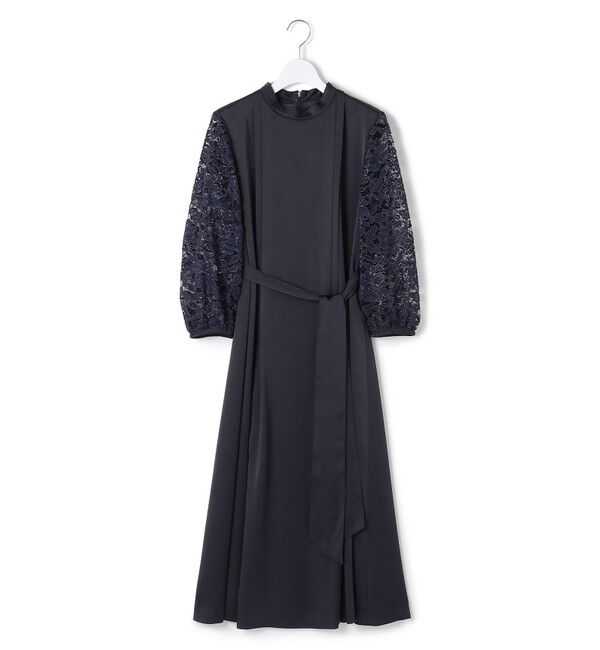 23区「【APPLAUDIR】ノーブルサテン レースコンビドレス」|ドレス|