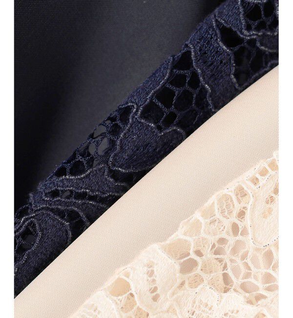 23区「【APPLAUDIR】ノーブルサテン レースコンビドレス」|ドレス|