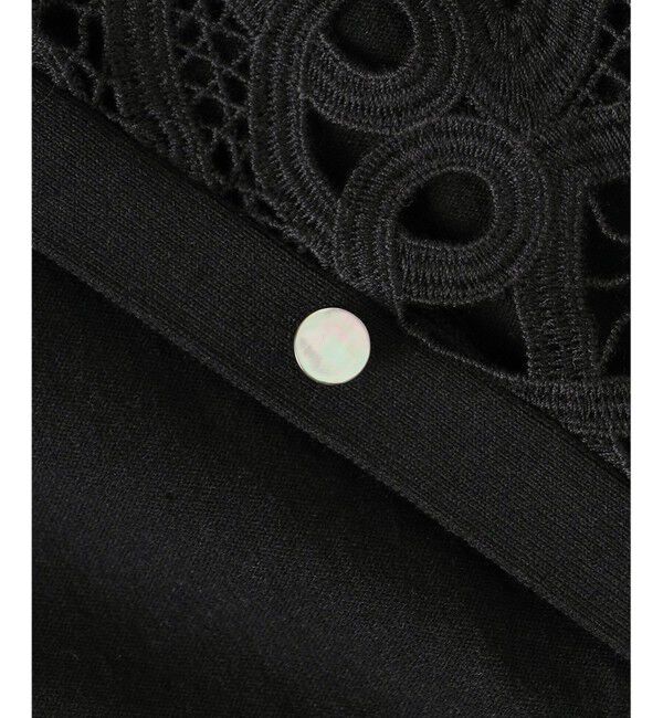 23区「【洗える】エンブロイダリーレース カーディガン」|カーディガン|