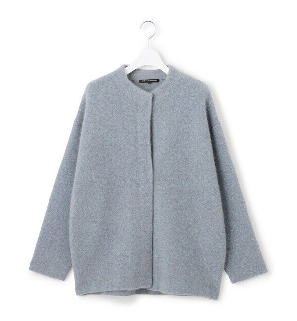 23区「【見上愛さん着用】ラクーンブレンドダブルフェイス ニット アウター」|カーディガン|