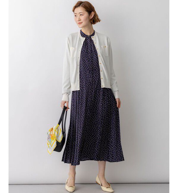 23区「プレミアムビオコットン ポケット カーディガン」|カーディガン|