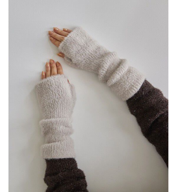 any SiS「【WEB＋一部店舗限定】シャギー ハンドウォーマー」|手袋|