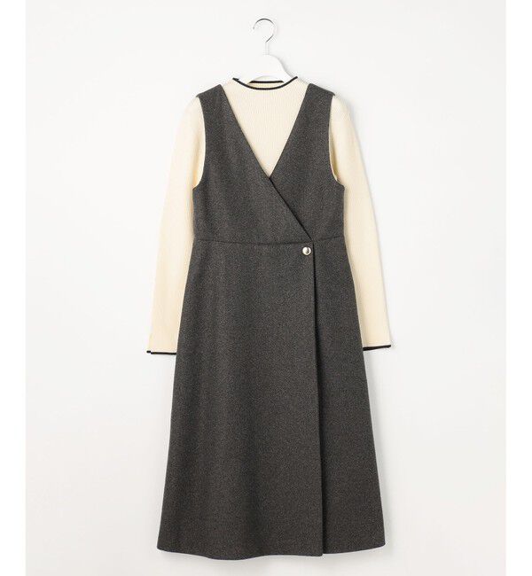 ANY SIS「【2SET】ジャンパースカート &times; ニット セット」|スーツ|