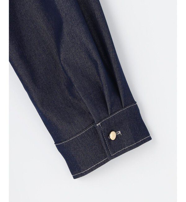 ANY SIS「シャンブレーベルテッド ワンピース」|ワンピース|