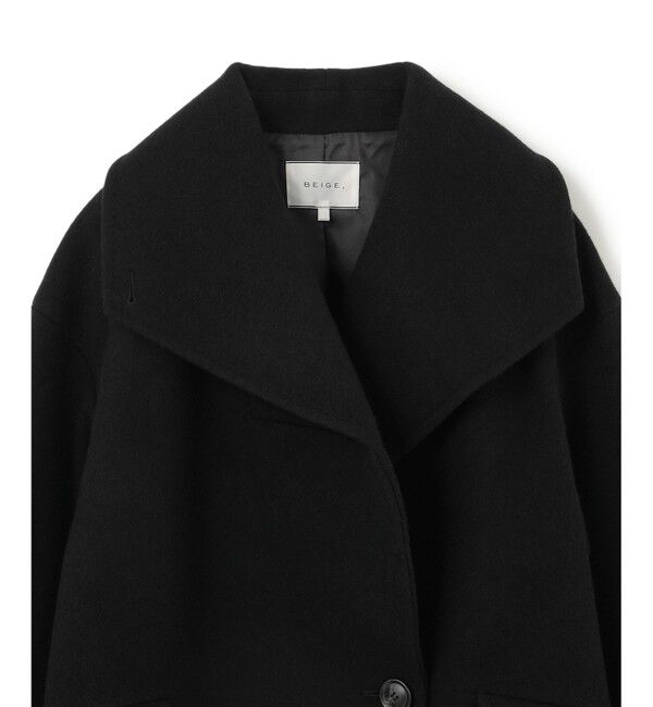 BEIGE,「【WEB限定】BORNIOL / ビックカラーコクーンコート」|その他|