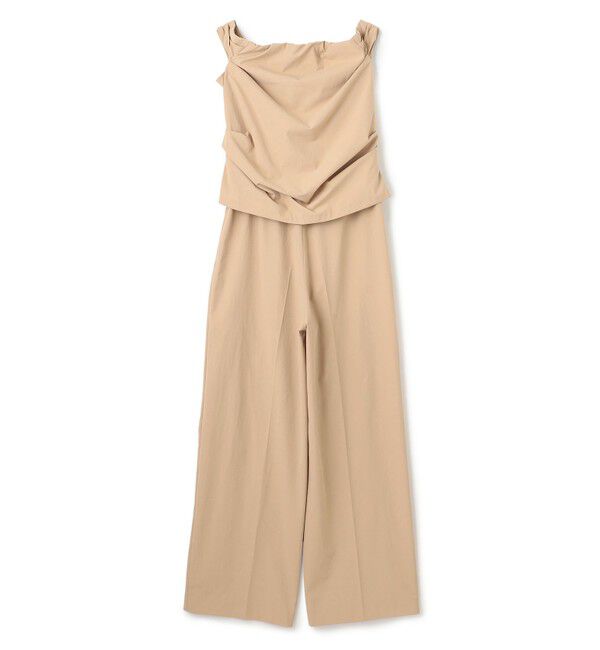 BEIGE,「【接触冷感/UVカット/洗える・anan 2451号掲載】YANN / オフショルダーオールインワン」|オールインワン|