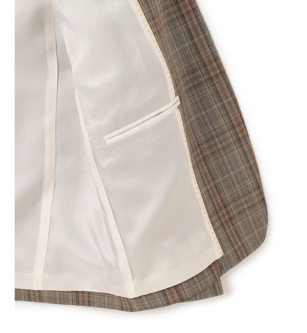 BEIGE,「【Oggi ８月号掲載】SELMA / チェックウールテーラードジャケット」|テーラードジャケット|