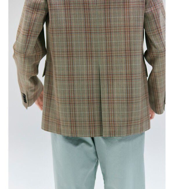 BEIGE,「【Oggi ８月号掲載】SELMA / チェックウールテーラードジャケット」|テーラードジャケット|