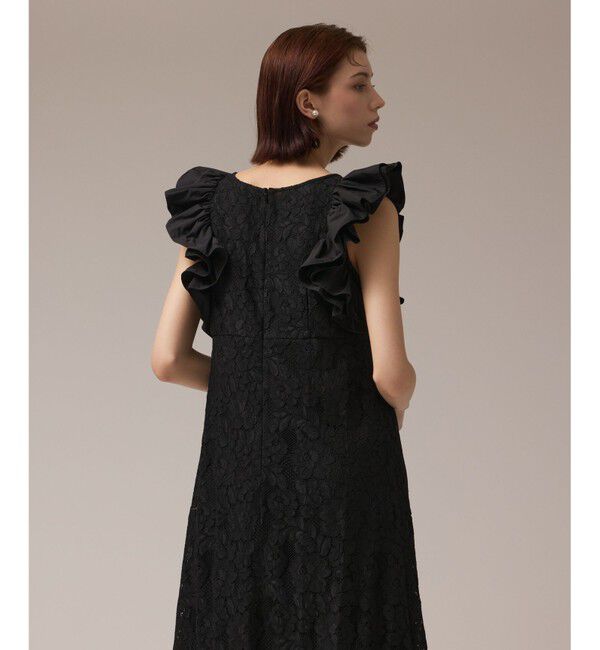 GRACE CONTINENTAL「フリルレースワンピース」|ドレス|