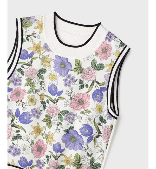 GRACE CONTINENTAL「フラワープリントニットトップ」|その他|