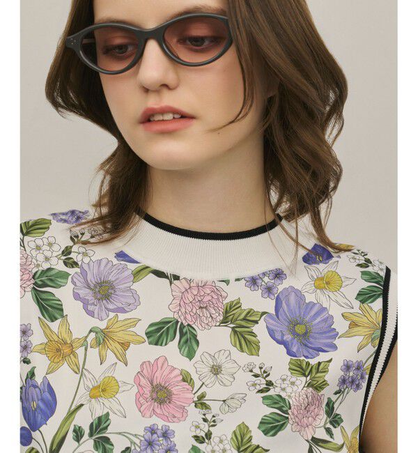 GRACE CONTINENTAL「フラワープリントニットトップ」|その他|