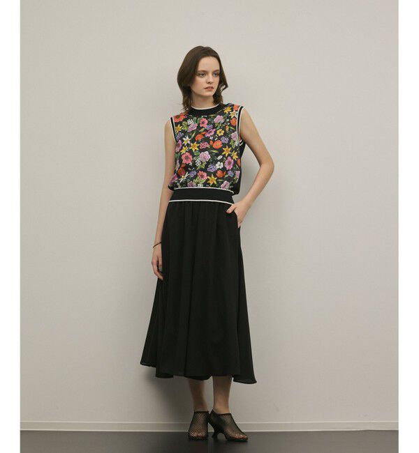 GRACE CONTINENTAL「フラワープリントニットトップ」|その他|