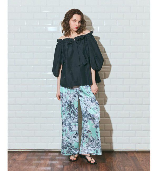 Grace Class「ボリュームスリーブトップ」|その他|ブラック