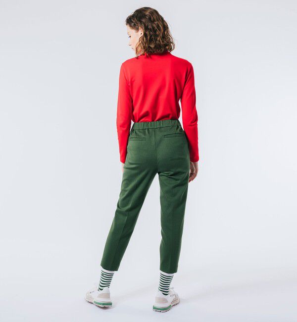 LACOSTE「SOFT THERMOジャージクロップドパンツ」|チノ|