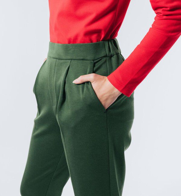 LACOSTE「SOFT THERMOジャージクロップドパンツ」|チノ|