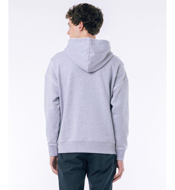 LACOSTE「アウトラインネームステッチスウェットフーディー / 裏パイルスウェットパーカー」|パーカー|